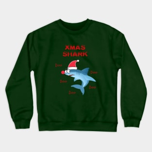 Christmas Shark Crewneck Sweatshirt